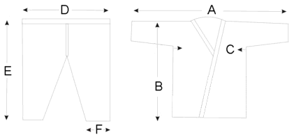 Hirota Gi Size Chart